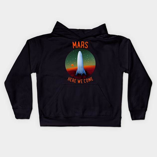 Mars Occupation Kids Hoodie by NypeDype